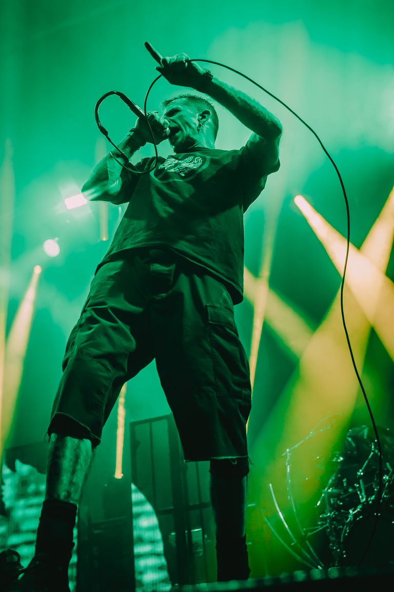 Lamb of God performing live at AEC Theatre in Adelaide